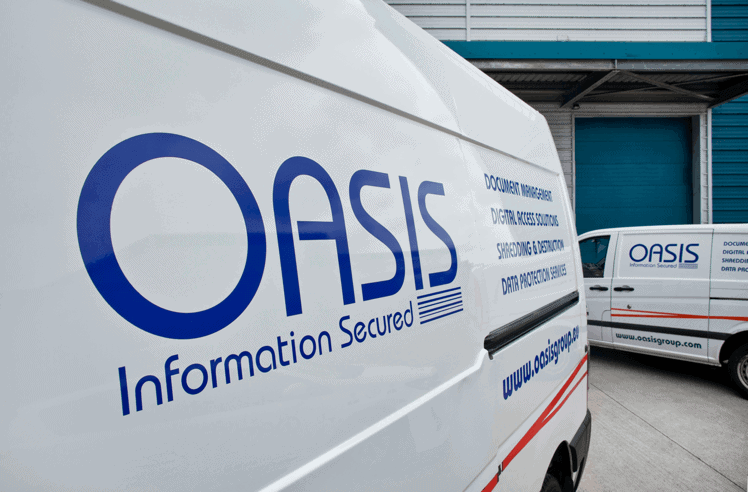 Side of OASIS Group van