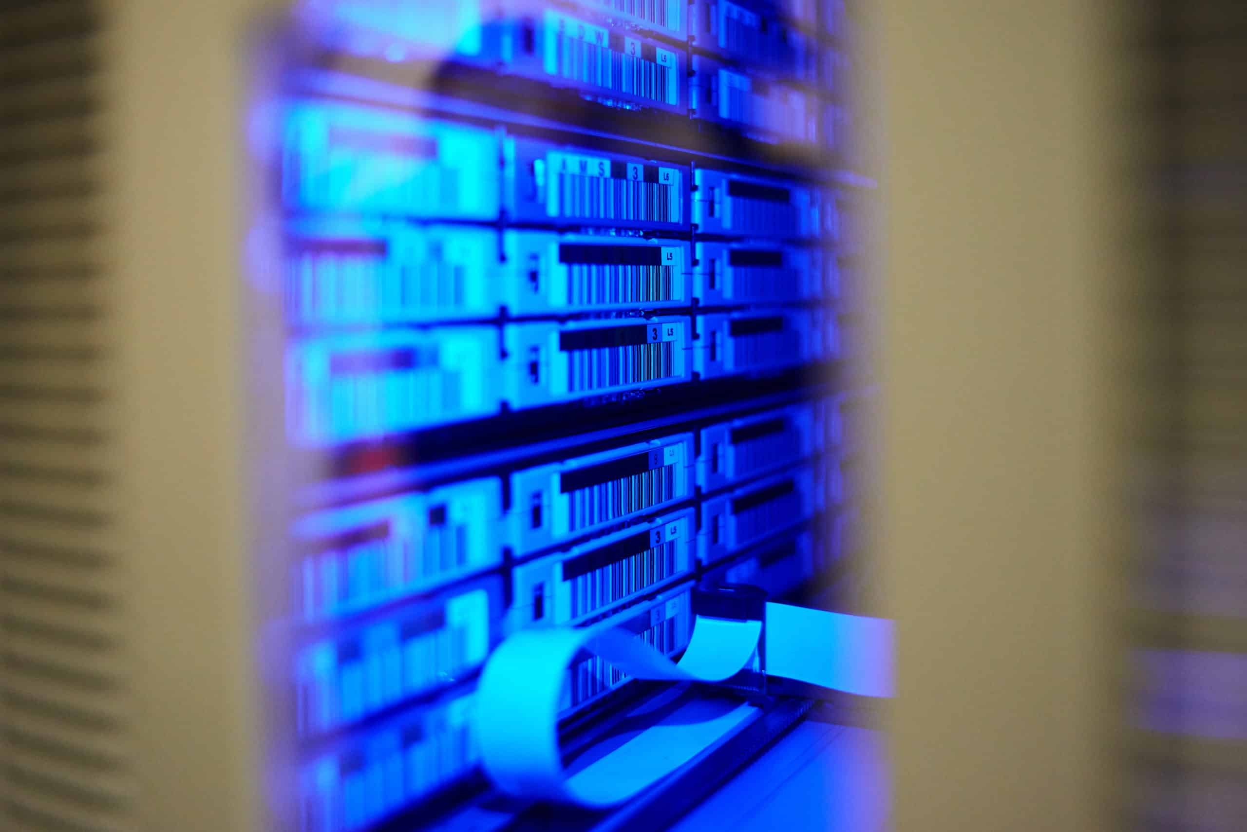 Servers in a data centre